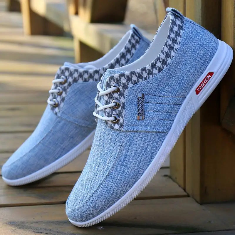 2025 New Arrival Canvas Shoes Men Spring Summer Casual Canvas Shoes For Men Flats Men Shoes Driving Sneakers Men Shoes