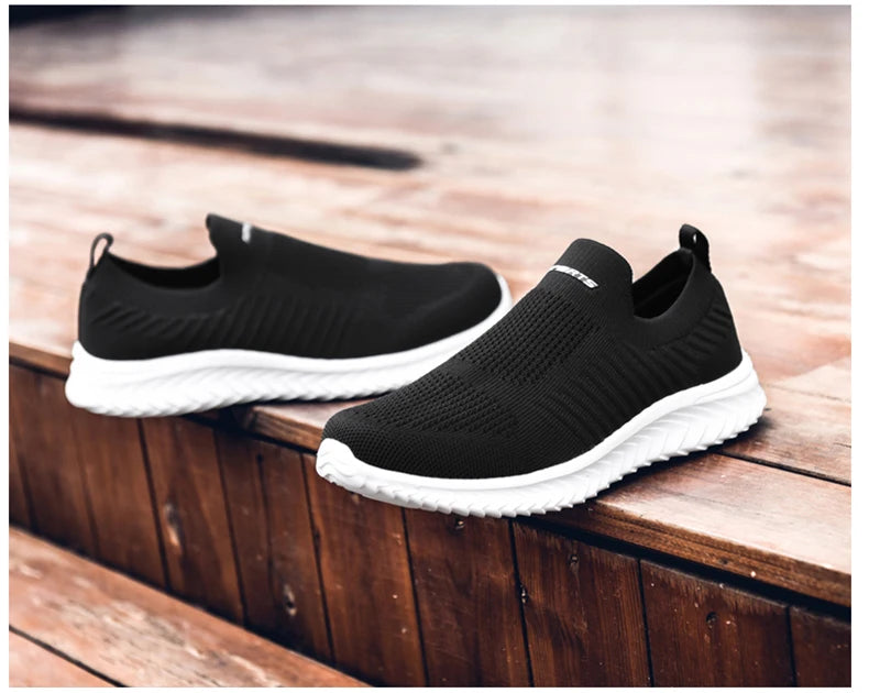 Men Vulcanize Shoes Mesh Men Shoes Lightweight Comfortable Men's Sneakers 2020 Autumn Fashion Slip On Flats Shoes Male Loafers