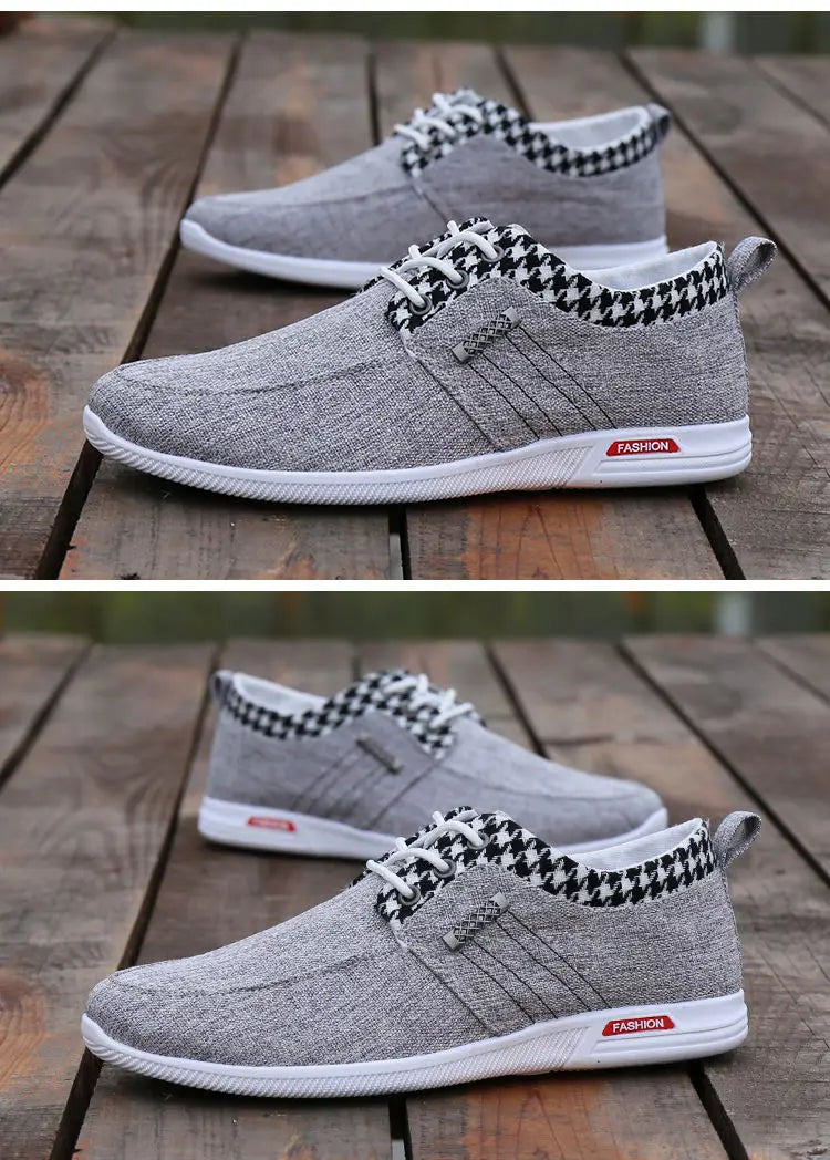 2025 New Arrival Canvas Shoes Men Spring Summer Casual Canvas Shoes For Men Flats Men Shoes Driving Sneakers Men Shoes