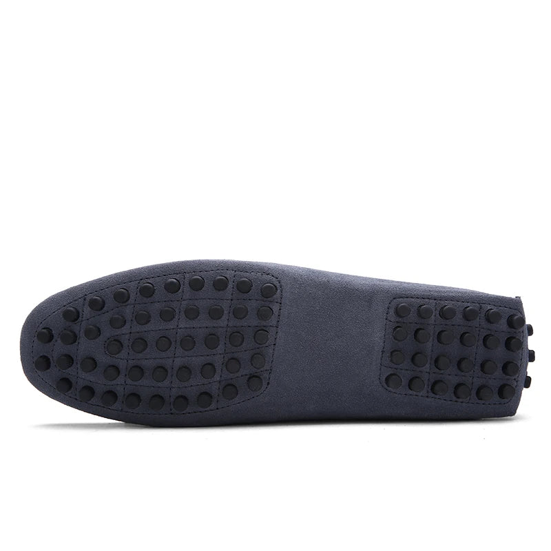 Size 38-49 Luxury Men Loafers Soft Moccasins Summer Shoes Man High Quality Mens Shoes Casual Suede Genuine Leather Driving Flats