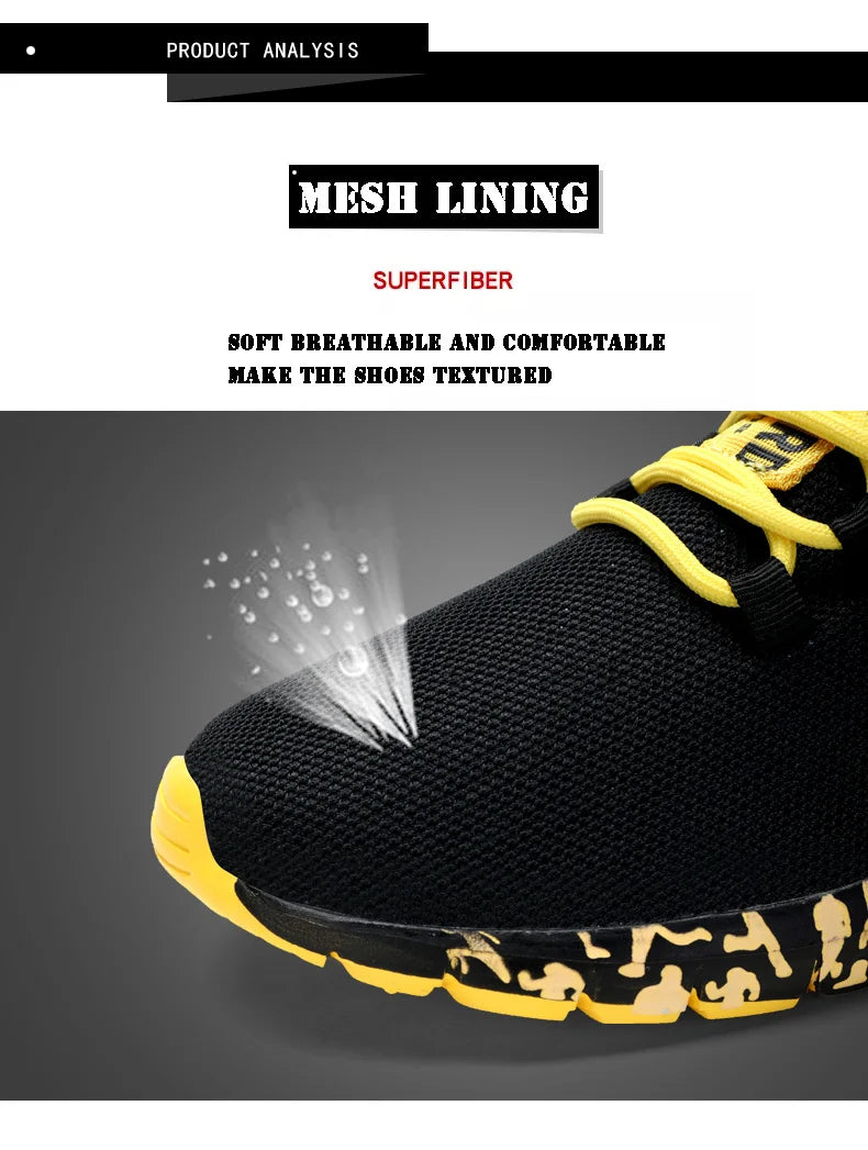 Men Vulcanize Shoes Sneakers Breathable Men Casual Shoes No-slip Male Men Shoes Lightweight Tenis Masculino Wholesale