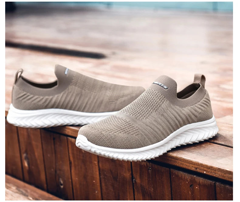 Men Vulcanize Shoes Mesh Men Shoes Lightweight Comfortable Men's Sneakers 2020 Autumn Fashion Slip On Flats Shoes Male Loafers