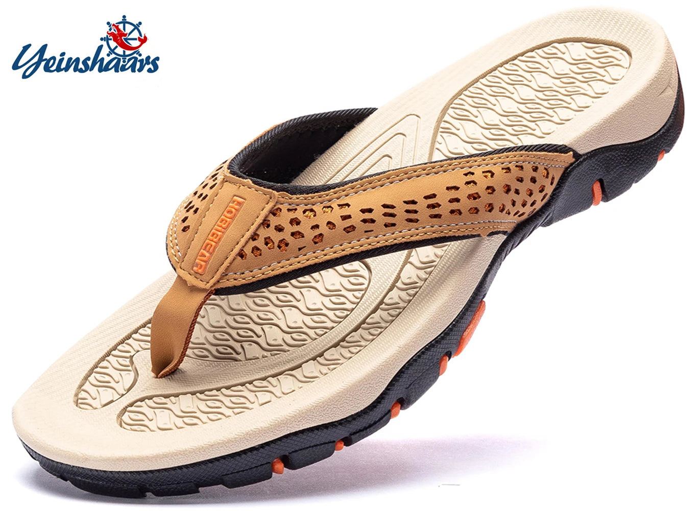 FUQIAO 2026 New Summer Sandals Male Beach Shoes Leather Sandals Leisure Flip Flop Men Beach Sandals Man Fashion Casual Slippers