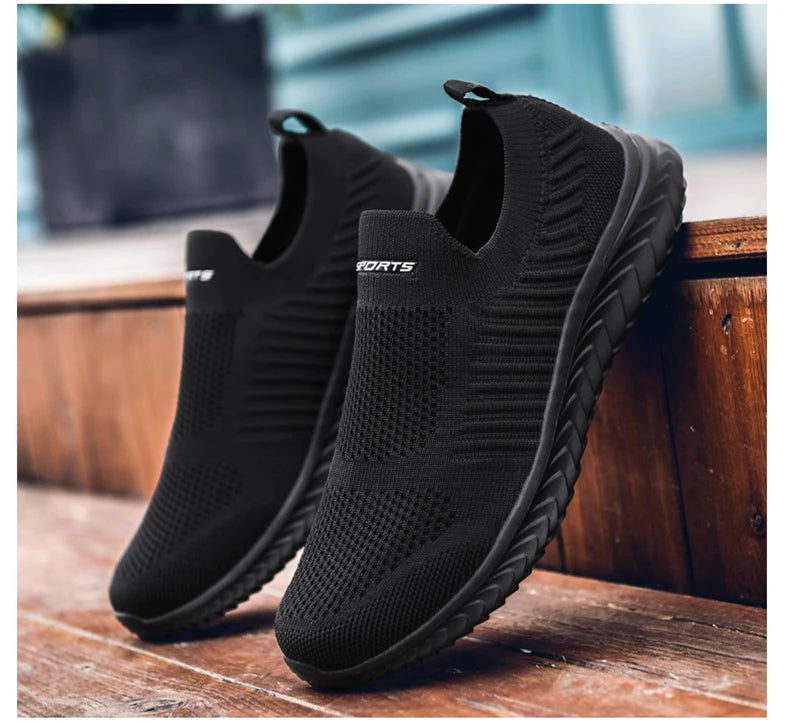 Men Vulcanize Shoes Mesh Men Shoes Lightweight Comfortable Men's Sneakers 2020 Autumn Fashion Slip On Flats Shoes Male Loafers