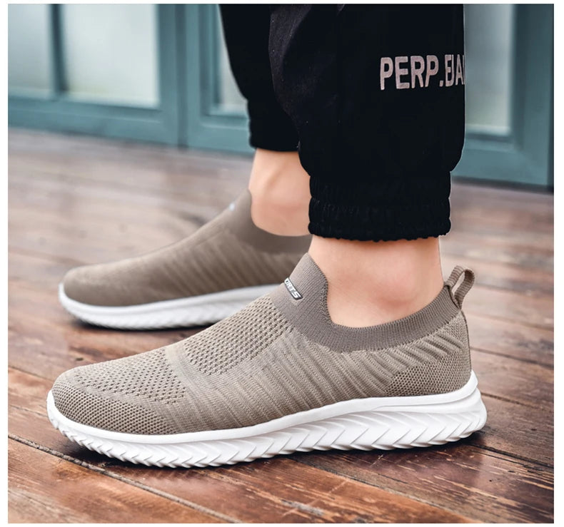 Men Vulcanize Shoes Mesh Men Shoes Lightweight Comfortable Men's Sneakers 2020 Autumn Fashion Slip On Flats Shoes Male Loafers