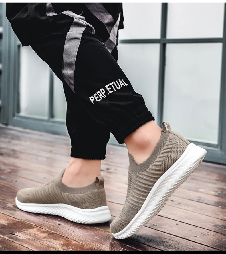 Men Vulcanize Shoes Mesh Men Shoes Lightweight Comfortable Men's Sneakers 2020 Autumn Fashion Slip On Flats Shoes Male Loafers