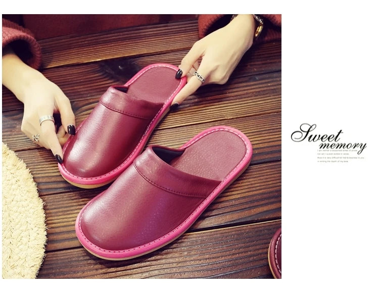 Inexpensive slippers house men indoor slides shoes big size 47 48 man mules closed toe faux leather slippers unisex couple shoes