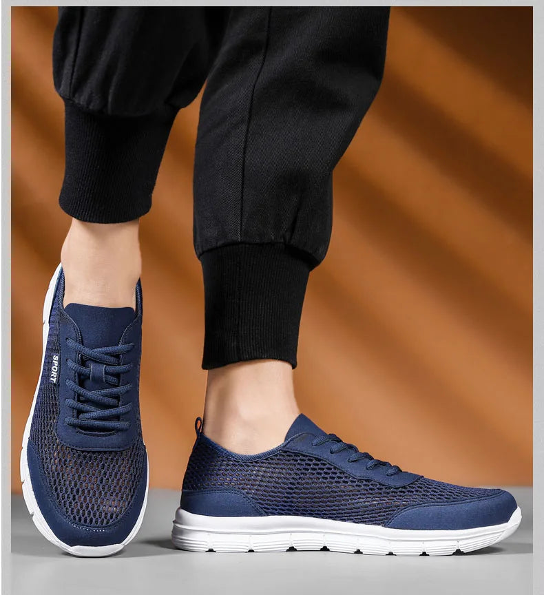 Men Sneakers Shoes Mesh Casual Shoes Lac-up Shoes Men Tenis Light Comfortable Breathable Sneakers Men Shoes Zapatillas Hombre