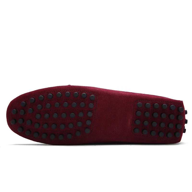 Size 38-49 Luxury Men Loafers Soft Moccasins Summer Shoes Man High Quality Mens Shoes Casual Suede Genuine Leather Driving Flats