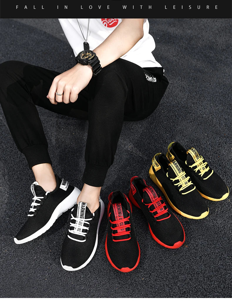Men Vulcanize Shoes Sneakers Breathable Men Casual Shoes No-slip Male Men Shoes Lightweight Tenis Masculino Wholesale