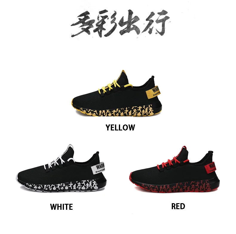 Men Vulcanize Shoes Sneakers Breathable Men Casual Shoes No-slip Male Men Shoes Lightweight Tenis Masculino Wholesale