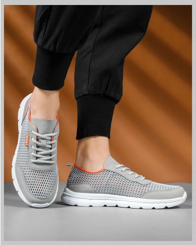 Men Sneakers Shoes Mesh Casual Shoes Lac-up Shoes Men Tenis Light Comfortable Breathable Sneakers Men Shoes Zapatillas Hombre