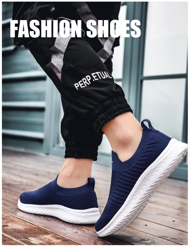 Men Vulcanize Shoes Mesh Men Shoes Lightweight Comfortable Men's Sneakers 2020 Autumn Fashion Slip On Flats Shoes Male Loafers