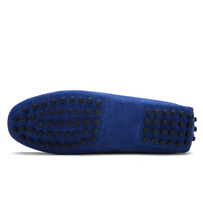 Size 38-49 Luxury Men Loafers Soft Moccasins Summer Shoes Man High Quality Mens Shoes Casual Suede Genuine Leather Driving Flats