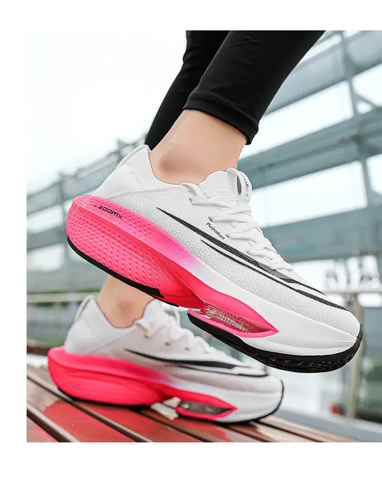 Road Running Shoes, Carbon Board Marathon, Boys' Summer Sports Shoes, Thick Soled Air Cushion, Genuine Running Shoes