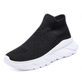 Soft Light Sneakers Men and Women Plus Size 35-46 Unisex Sports Shoes Thick Sole Cushioning EVA Slip On Ankle Socks Shoes
