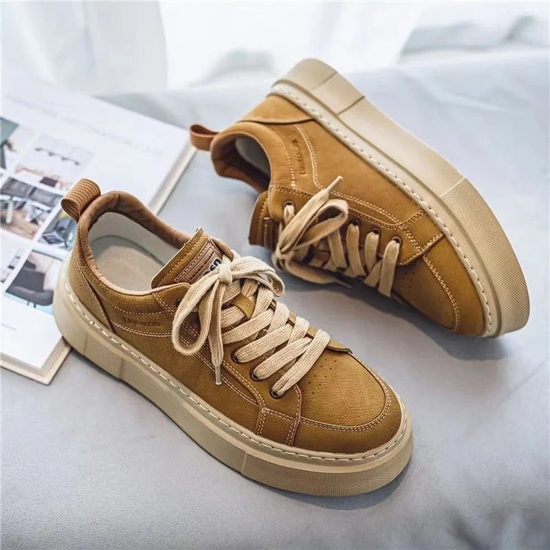 Korean Fashion Casual Canvas Sneakers Men Harajuku Platform Canvas Shoes Man Breathable Men's Vulcanized Shoes Zapatos De Lona