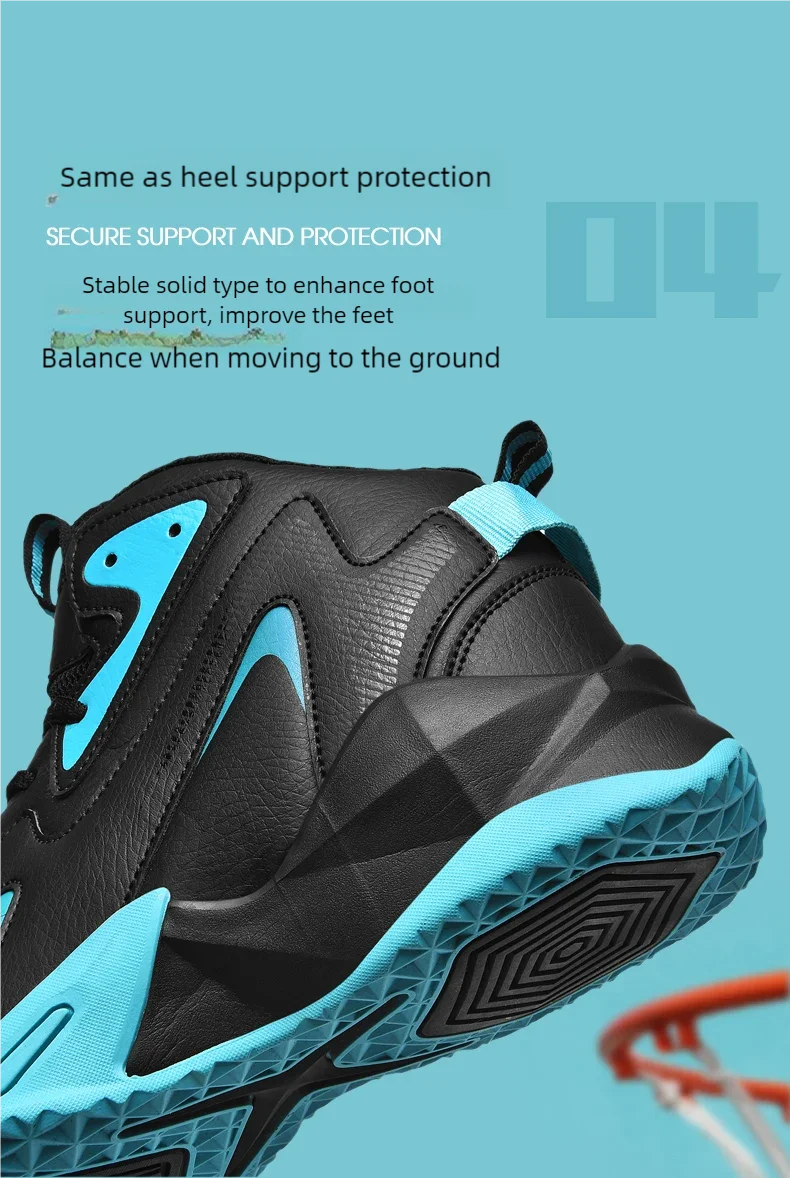 Men's plus size casual sneakers Four seasons breathable light outdoor basketball shoes fashion youth Joker sports running shoes