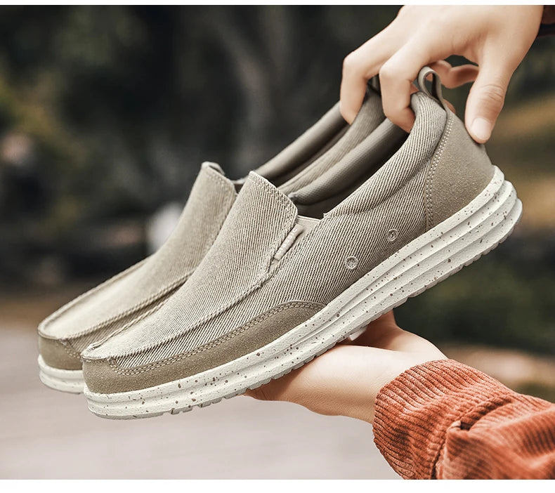 Brand Men's Shoes Canvas Breathable Casual Shoes Men Sneakers Flat Light Outdoor Walking Shoes Zapatillas Hombre Plus Size 39-47