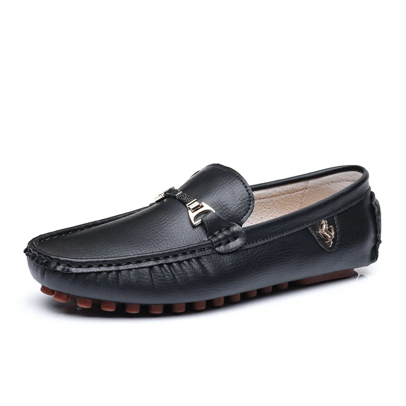 MAEDEF Men's Loafers 2024 Spring Autumn Fashion Shoes Men Classic Brand High Quality Leather Comfy Drive Shoes Boat Casual Shoes