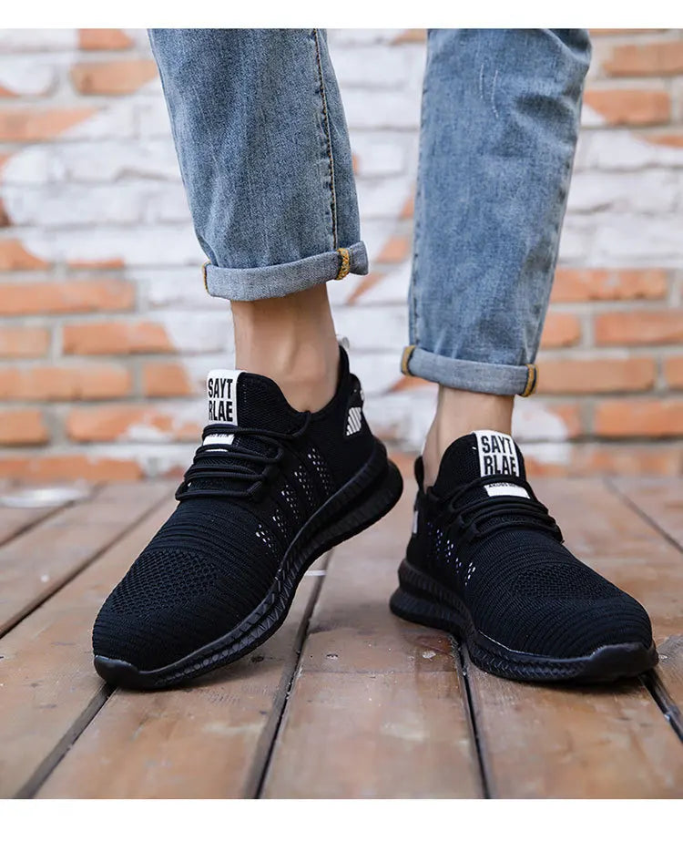 Work Safety Shoes Men's Safety Boots Anti-smash Work Shoes with Steel Toe Shoes Men Work Boots Anti-stab Safety Sneakers Male