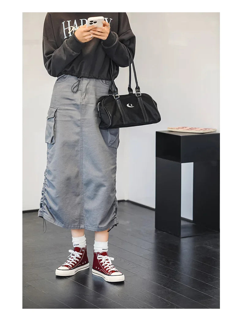 Retro High Top Canvas Shoes Classic Breathable Unisex Spring Autumn Fashionable Couple Style Cotton Lined Flat Bottom Sneakers
