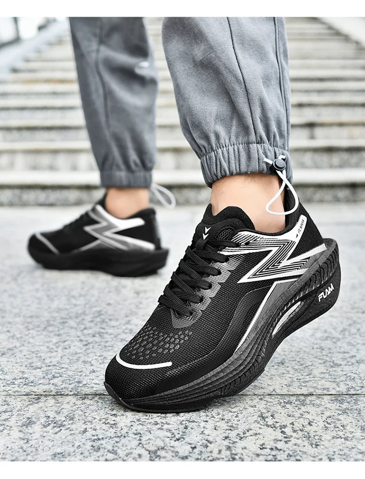Running Shoes Carbon Board Speciality Marathon Men Sports Breathable Lightweight Women's Comfortable Athletic Nonskid Sneakers