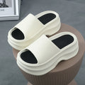 Eyriphy Thick Bottom Slippers Women Outdoor Beach Sandals Fashion Bathroom Slides Female Open Toe Slippers Cozy Soft Sole Shoes