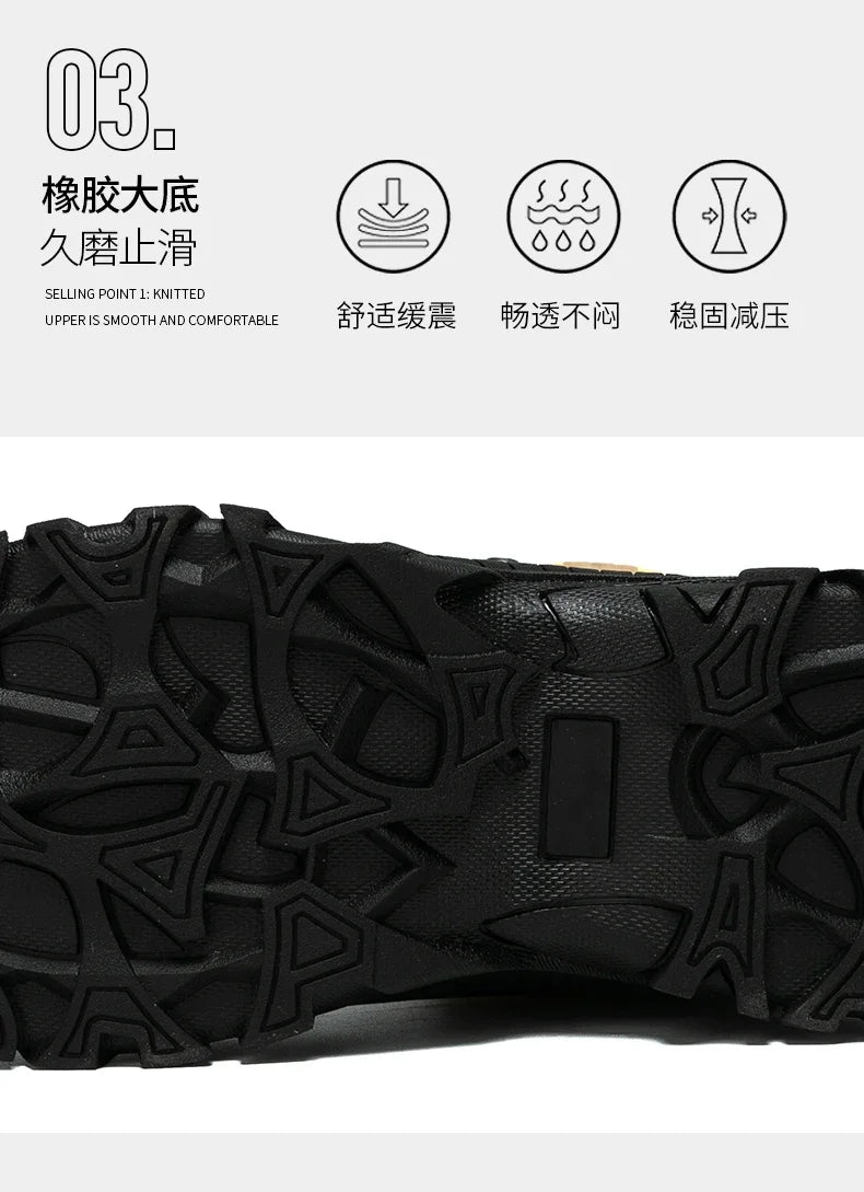 Men Tactical Boots Lace Up Military Army Boot Unisex Work Hiking Shoe Desert Waterproof Brand Climbing Shoe Male Ankle Size Plus