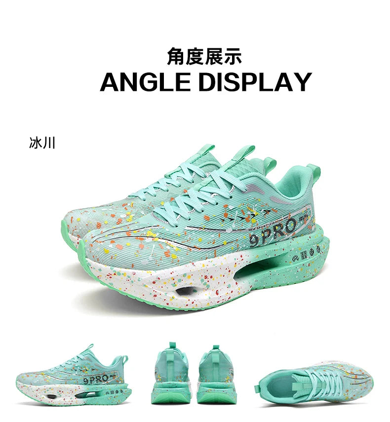 Running Shoes Speciality Carbon Board Marathon Men Sports Breathable Lightweight Women's Comfortable Athletic Nonskid Sneakers