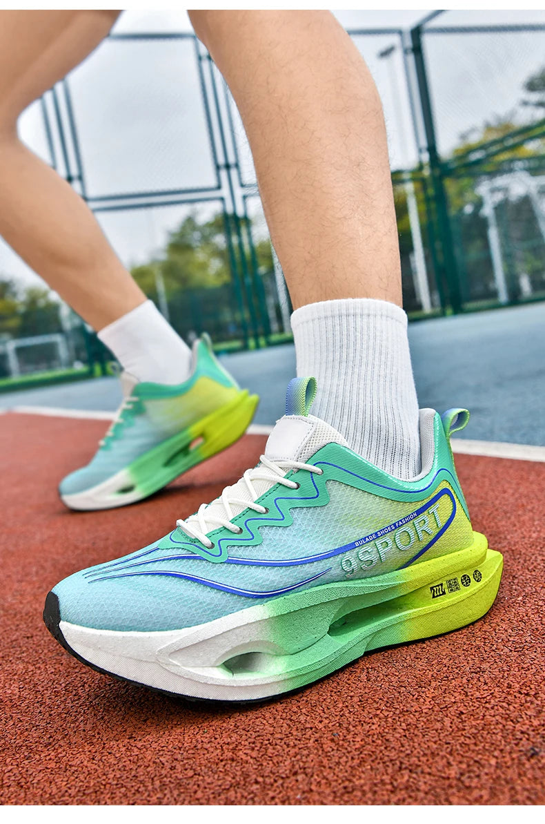 Running Shoes Carbon Board Speciality Marathon Men Sports Breathable Lightweight Women's Comfortable Athletic Nonskid Sneakers