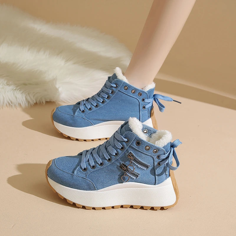 2025 New Designer Women Sneakers High Quality Shoes Female Women Shoes for Women Lace Up Platform Sneakers Женская Обувь