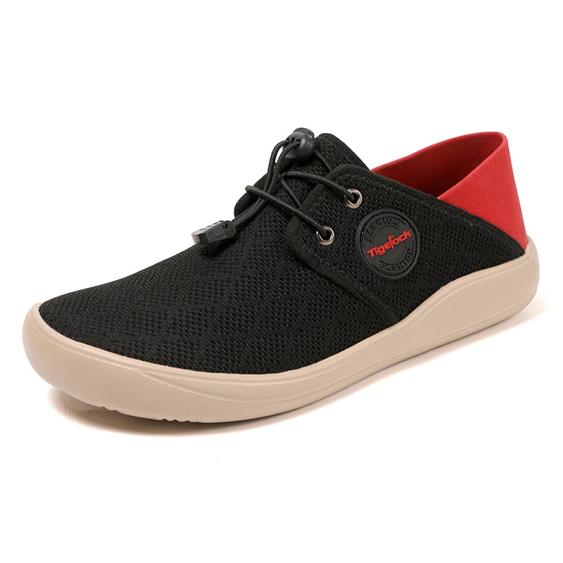 Hot Summer Mesh Men's Shoes Fashion Breathable Men Casual Shoes Handmade Flat Wading Shoes Outdoor Men Sneakers Big Size 38-46