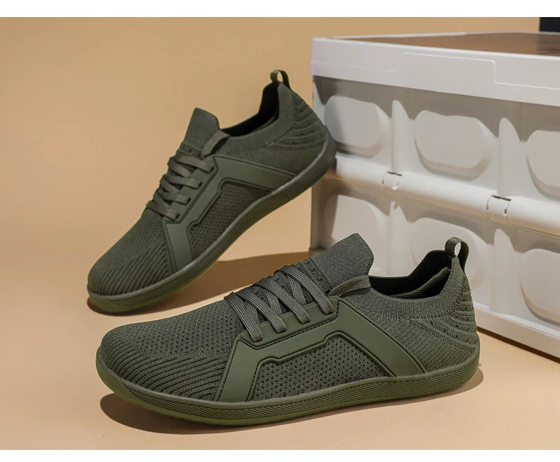 Wide Toe Sports Shoes for Men and Women Unisex Barefoot Sneakers for Hiking Yoga and Daily Wear Comfortable and Breathable
