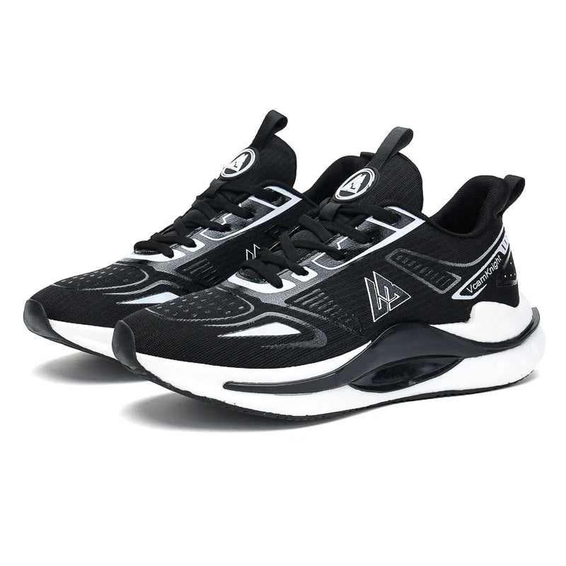 Lightweight Breathable Running Shoes Men Popcorn Shock Absorption Sneakers Flexible Anti Slip Outdoor Sports Shoes Summer Autumn