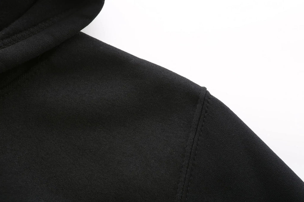 Men's 2025 high-quality sportswear sweatshirt + sweatpants, fashionable sportswear sweatshirt set for spring and autumn