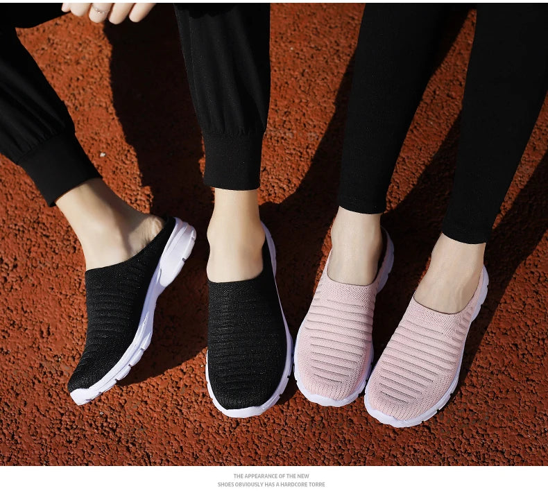 Men Slippers Summer Mesh Breathable Home Indoor Slippers Men Thick Bottom Slides Fashion Couple Walking Shoes Chanclas Hombre