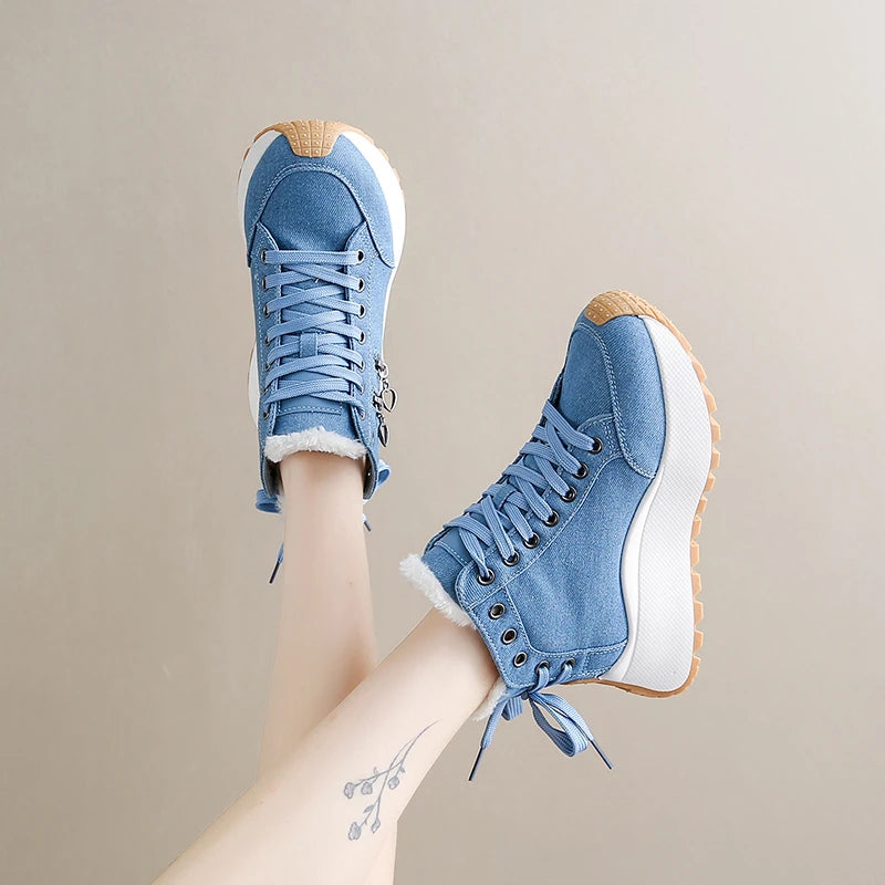 2025 New Designer Women Sneakers High Quality Shoes Female Women Shoes for Women Lace Up Platform Sneakers Женская Обувь