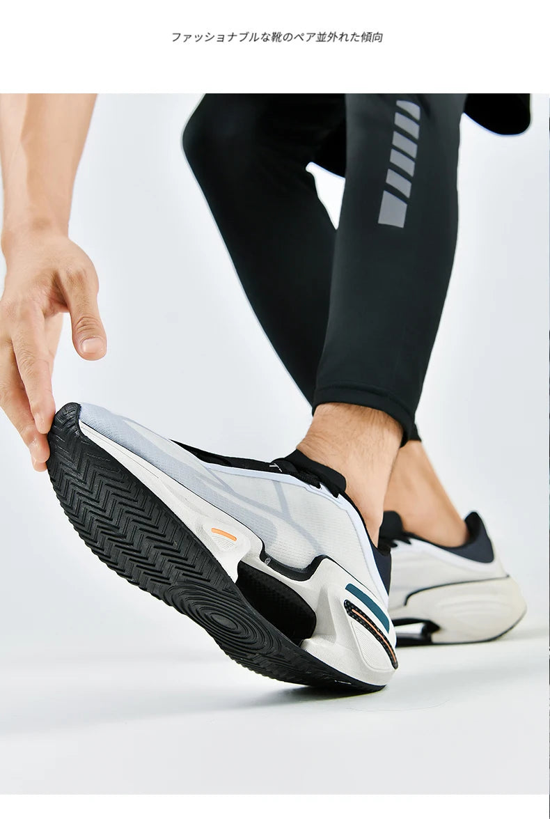 Men's Basketball Shoes Breathable Cushioning Non-Slip Wearable Runing Shoes Gym Training Athletic Basketball Sneakers for Women