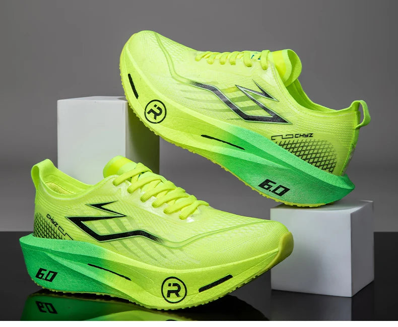 New Sports Shoes for Men Women Running Sneakers Carbon Plate Male Marathon Racing Shock-absorbing Athletics Sport Training Shoes