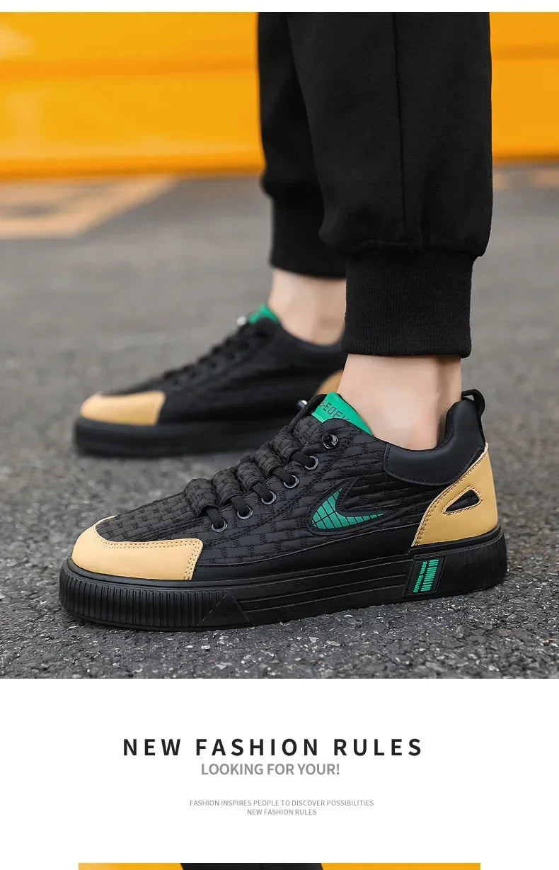 Sport Casual Men Shoes Fashion Design Sneakers Man Platform Comfortable Men Sport Shoes Sneakers Flat Zapatos De Hombre