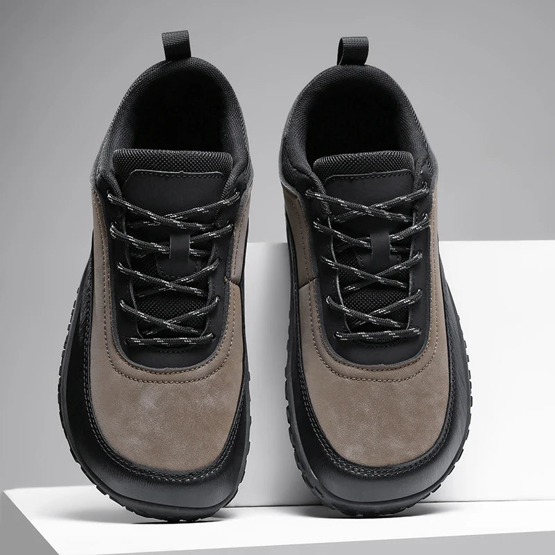 VENOCON Barefoot Minimalist Men's Stylish Style Casual Shoes Sneakers With Wide Nose Toe Box Walking Hiking Trail Footwear Man