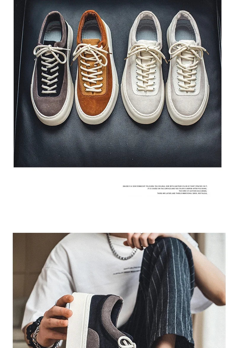 Korean Fashion Casual Canvas Sneakers Men Harajuku Platform Canvas Shoes Man Breathable Men's Vulcanized Shoes Zapatos De Lona