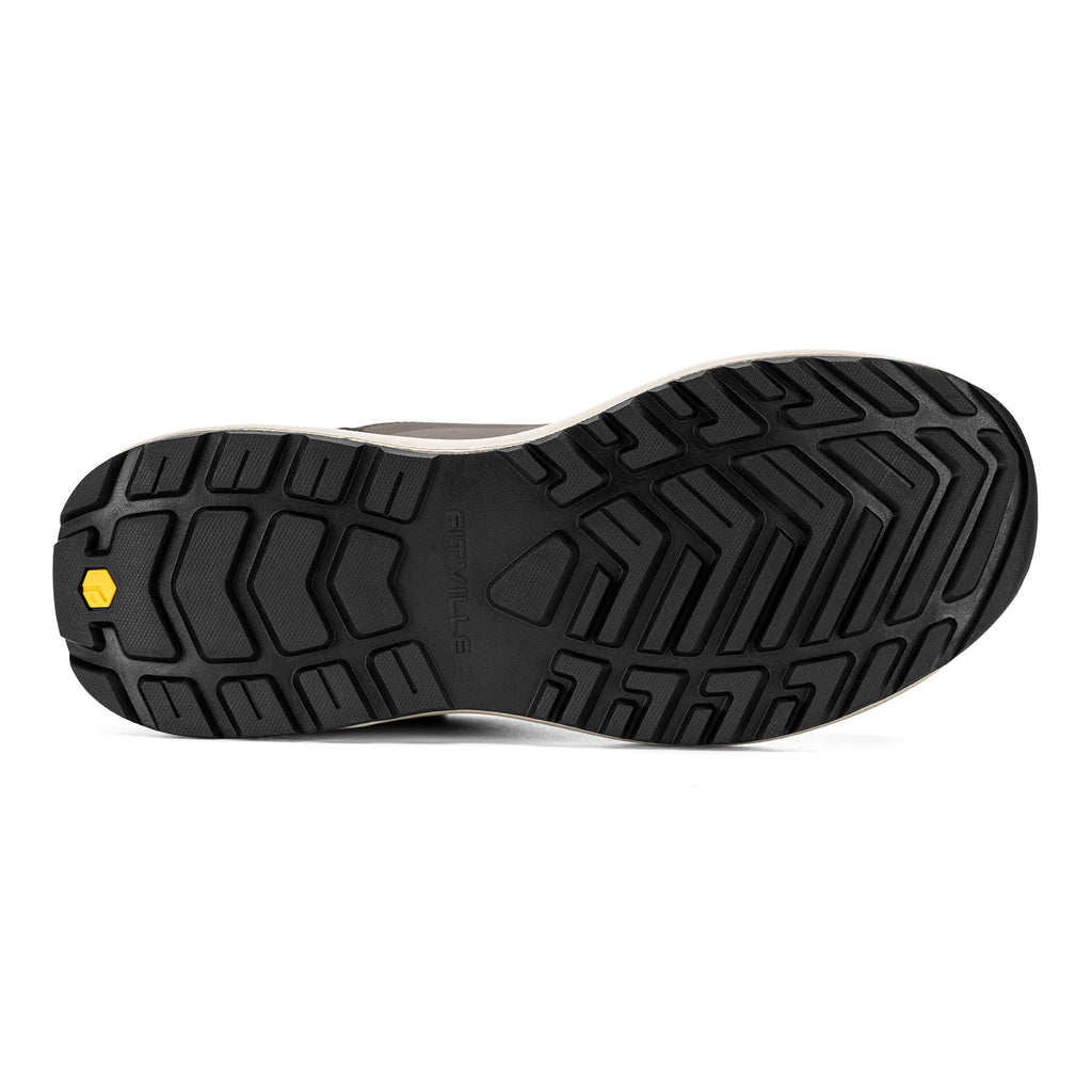 Fittington Hiking Shoes Extra Wide For Man Outdoor Walking Shoes Low-top Waterproof Work Shoes Toe with Arch Support for Heel