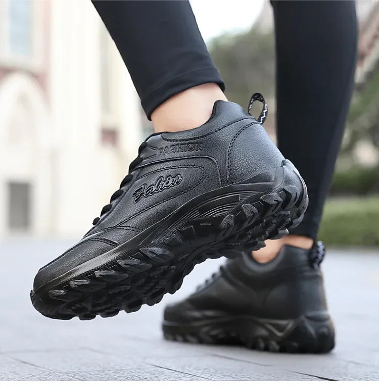 New 2025 Autumn Winter Sneakers Women Comfort Soft Sole Non Slip Casual Shoes for Women PU Waterproof Sport Shoes Zapatillas