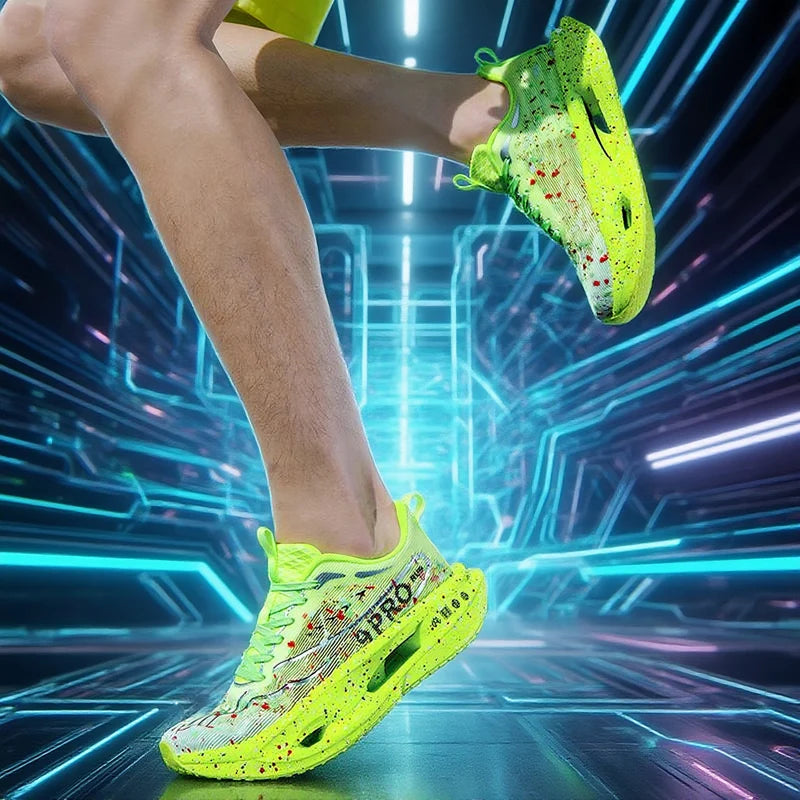 Running Shoes Speciality Carbon Board Marathon Men Sports Breathable Lightweight Women's Comfortable Athletic Nonskid Sneakers
