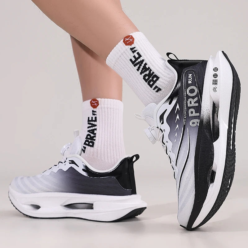 Men's Breathable Casual Sports Training Shoes, Unisex Comfortable and Versatile Casual Sneakers, Durable with Good Grip, Laceless Low-Top Design, Suitable for All Seasons, Gym Training, Running, Daily Casual Wear, Park Workou
