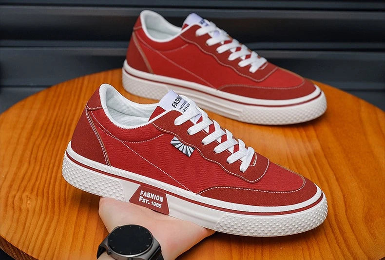 New Fashionable Men's Sports Sneakers Trendy Student Casual Shoes Korean Style Large Size Men's Shoes