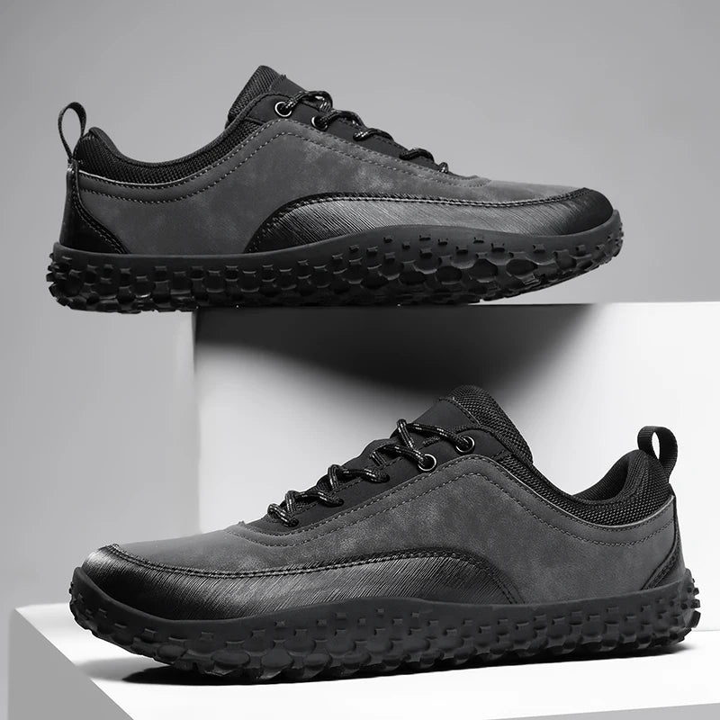 VENOCON Barefoot Minimalist Men's Stylish Style Casual Shoes Sneakers With Wide Nose Toe Box Walking Hiking Trail Footwear Man