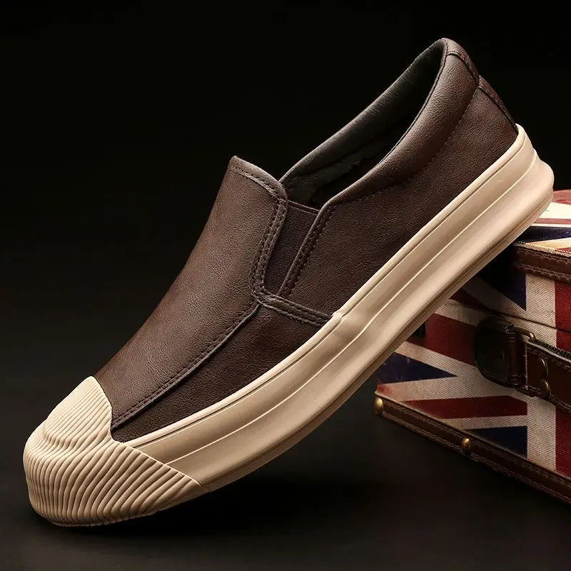 Man Casual Shoe Flat Classic Original Retro Leather Shoes for Men Adults High Quality Fashion Low Price Shipping Free Designer